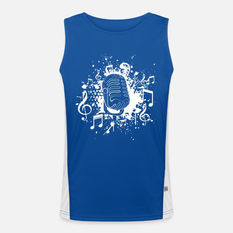 Singing Singers Men's Functional Contrast Tank Top 