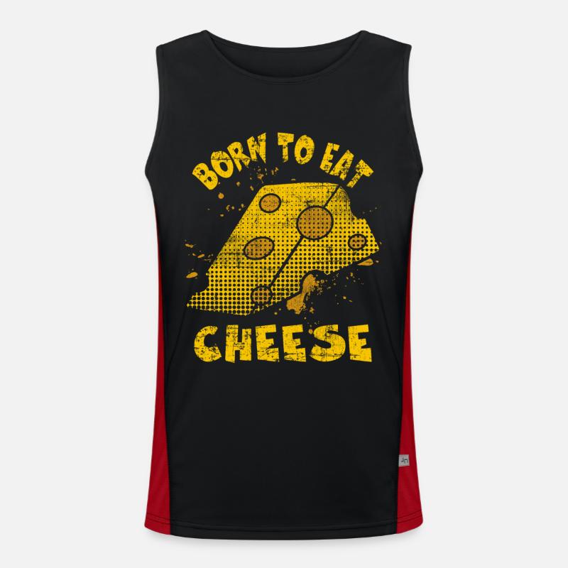 Cheese Men's Functional Contrast Tank Top 