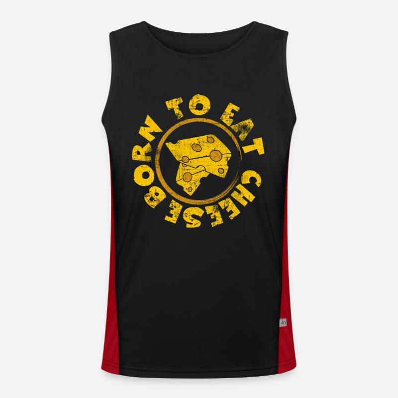 Cheese Men's Functional Contrast Tank Top 