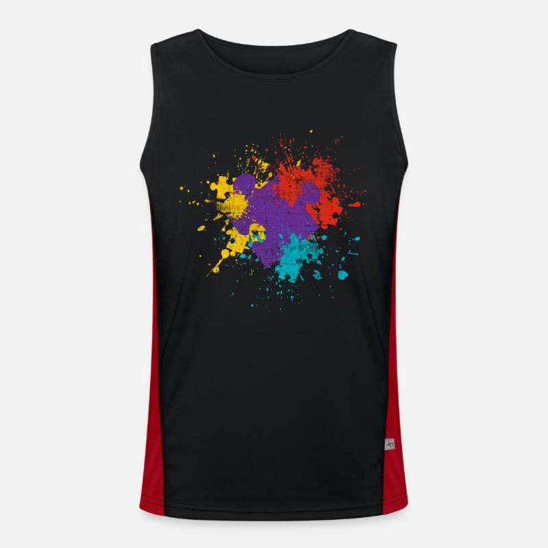 Puzzle Men's Functional Contrast Tank Top 