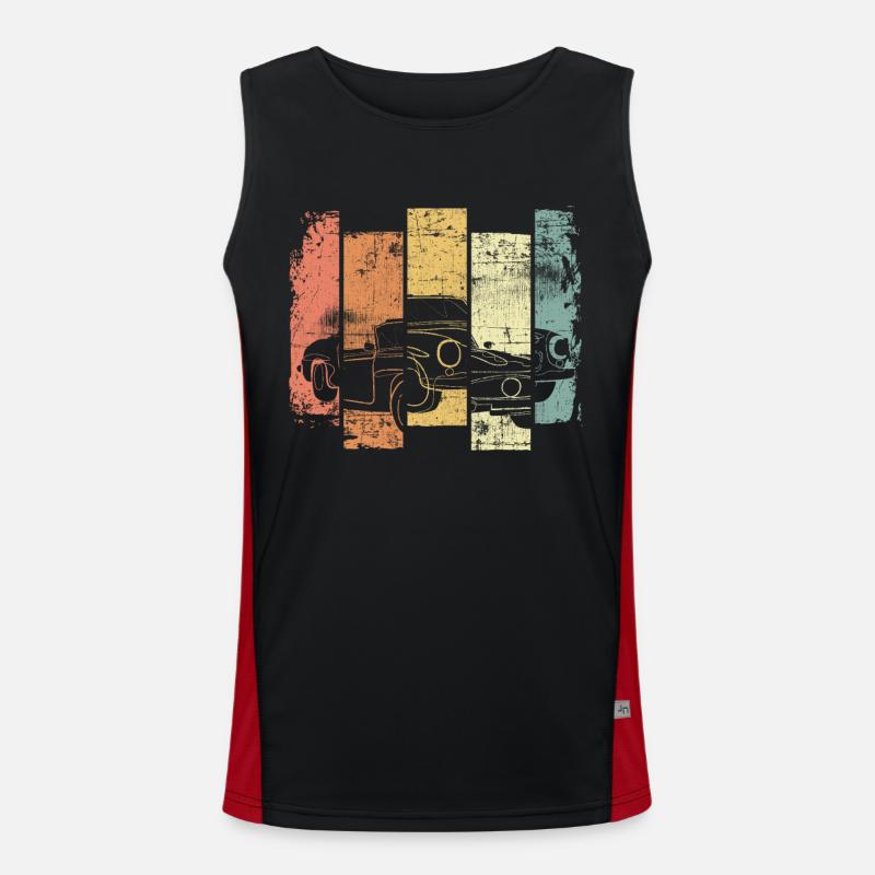 Oldtimer Convertible Men's Functional Contrast Tank Top 