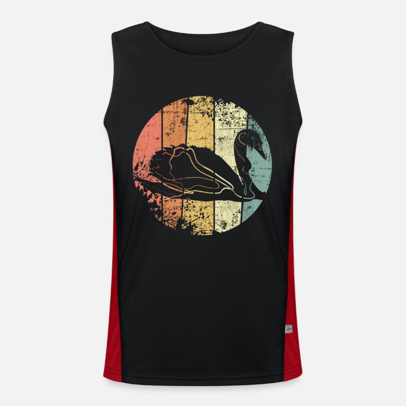 Schwan Funktionelles Kontrast-Tank Top für Männer 