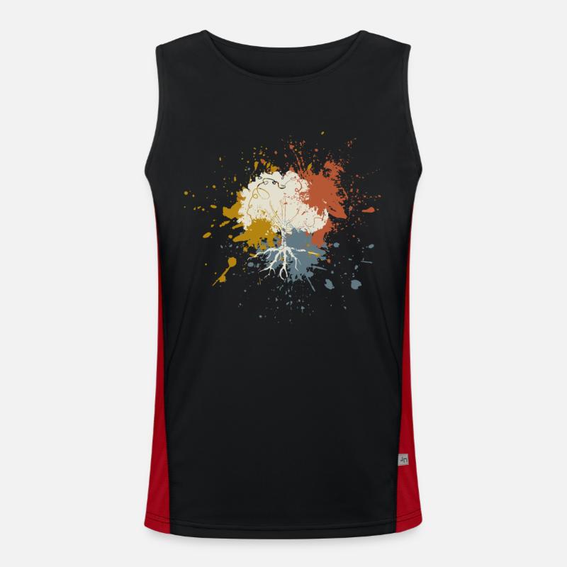 Tree Men's Functional Contrast Tank Top 