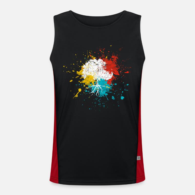 Tree Men's Functional Contrast Tank Top 