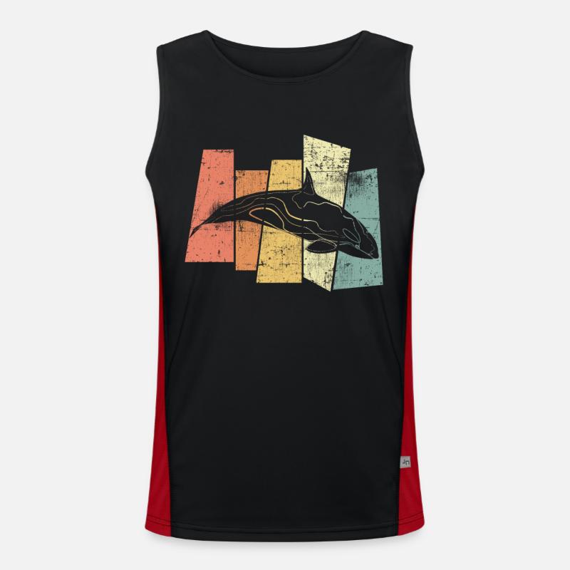 Orca Funktionelles Kontrast-Tank Top für Männer 