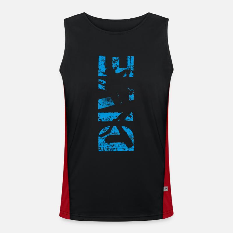 Tauchen Funktionelles Kontrast-Tank Top für Männer 