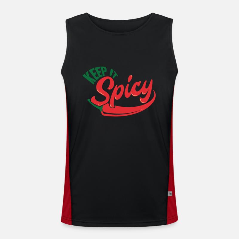 Kochen Funktionelles Kontrast-Tank Top für Männer 