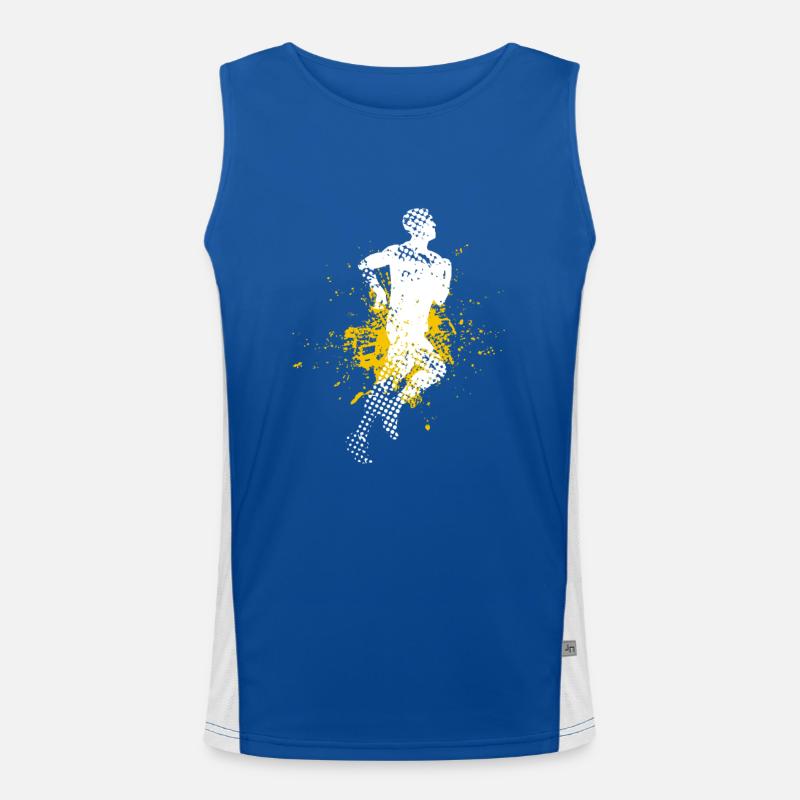 runner Men's Functional Contrast Tank Top 