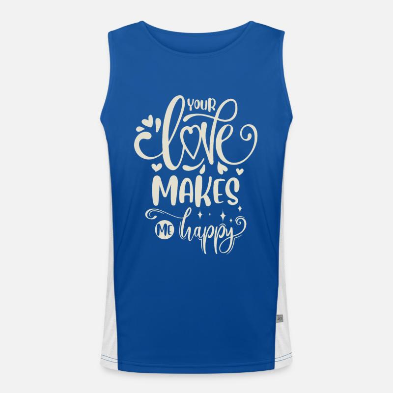 Chère citation Débardeur respirant contrasté Homme 