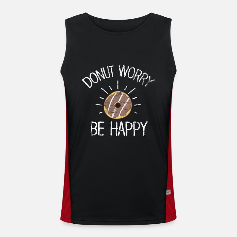donut Men's Functional Contrast Tank Top 