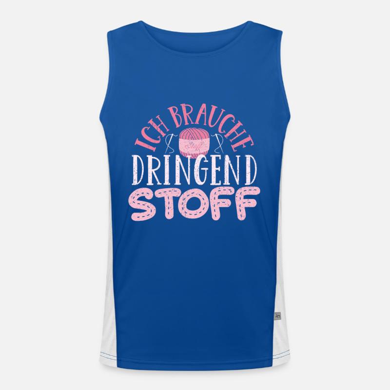 Nähen Funktionelles Kontrast-Tank Top für Männer 