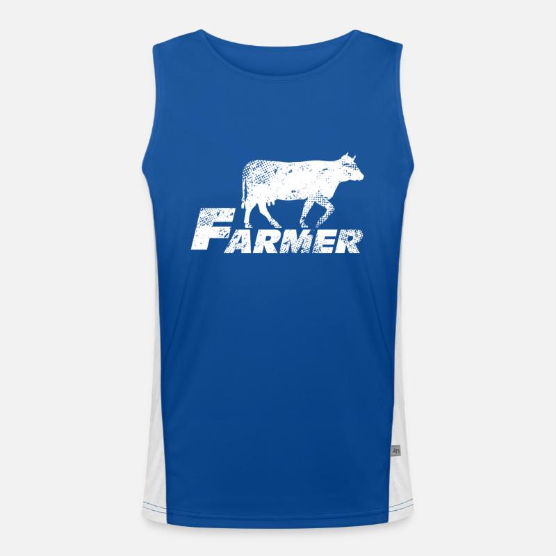 farmer Men's Functional Contrast Tank Top 