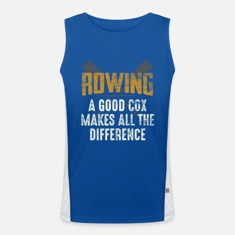 Rowing helmsman Men's Functional Contrast Tank Top 