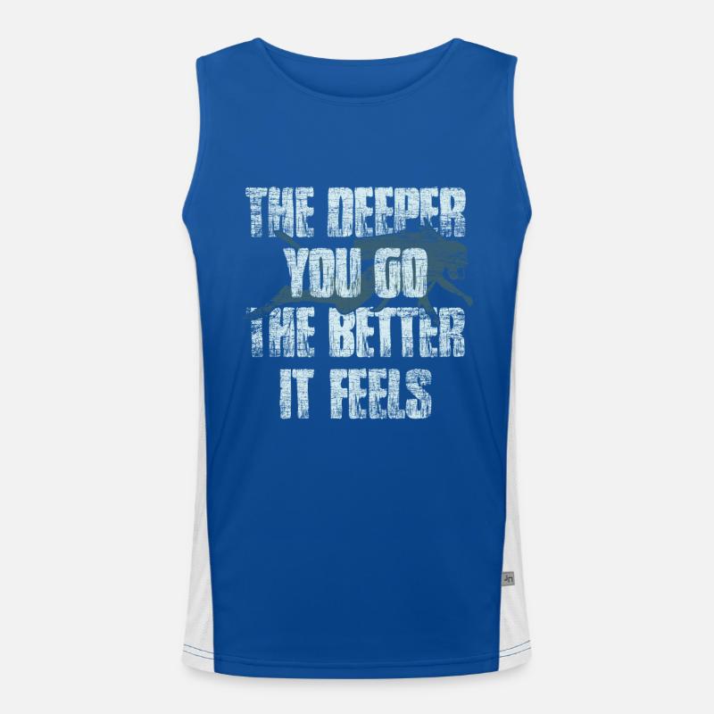 Tauchen Funktionelles Kontrast-Tank Top für Männer 