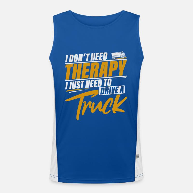 Trucker Men's Functional Contrast Tank Top 