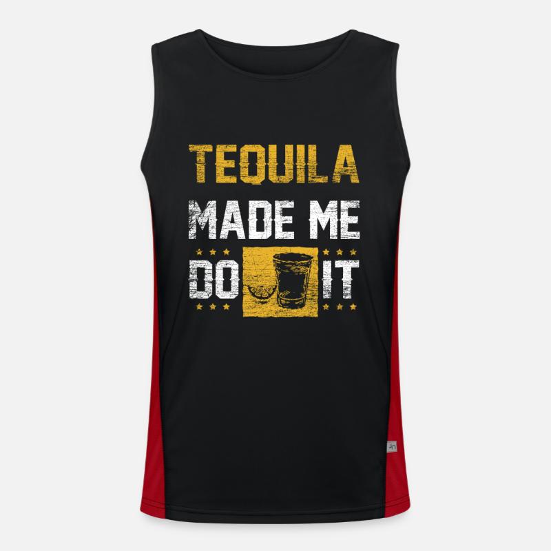 tequila Men's Functional Contrast Tank Top 