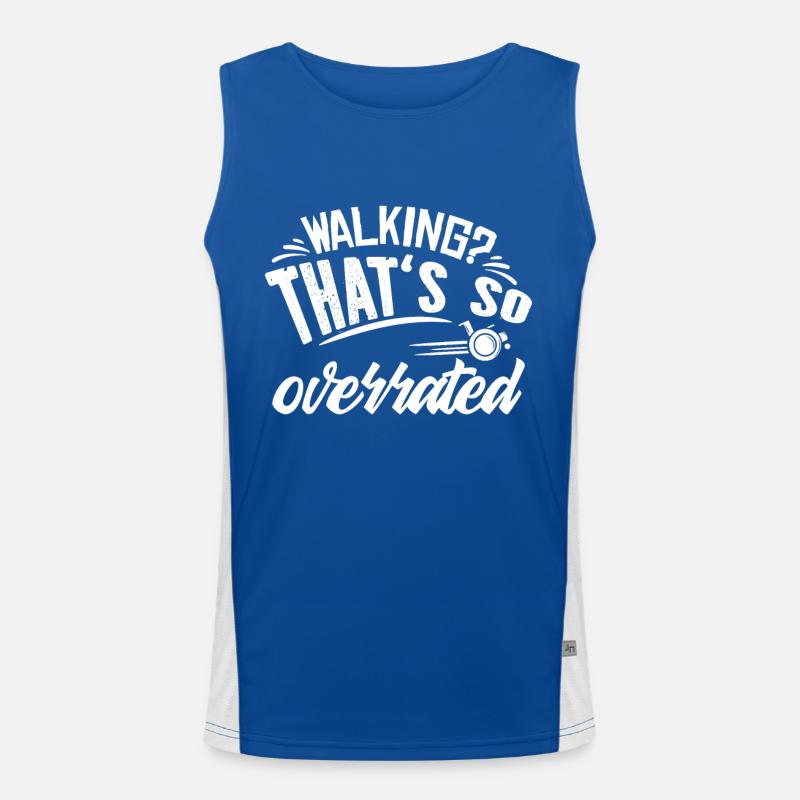 Rollstuhl Funktionelles Kontrast-Tank Top für Männer 