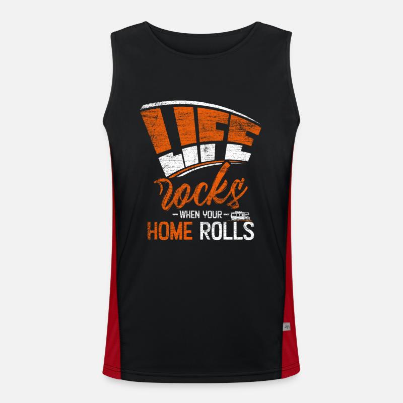 caravan Men's Functional Contrast Tank Top 