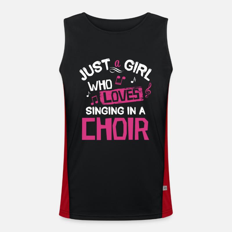 Chanteuse de choeur Débardeur respirant contrasté Homme 