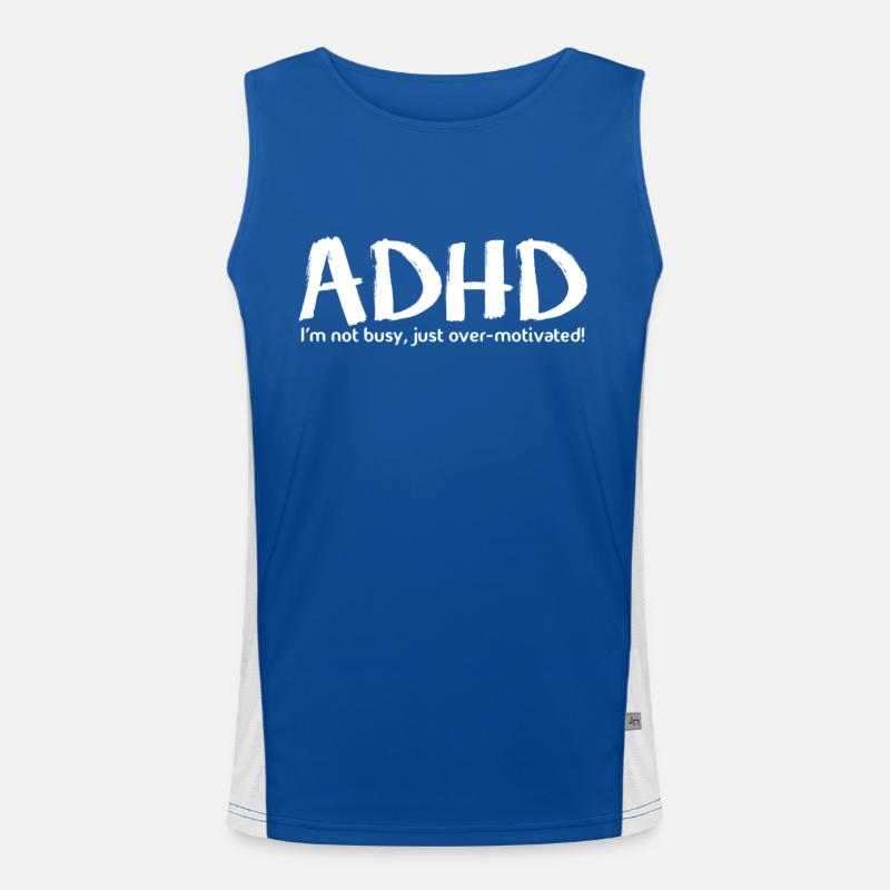 ADHS Funktionelles Kontrast-Tank Top für Männer 