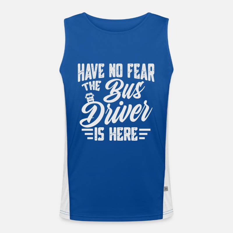 Busfahrer Funktionelles Kontrast-Tank Top für Männer 