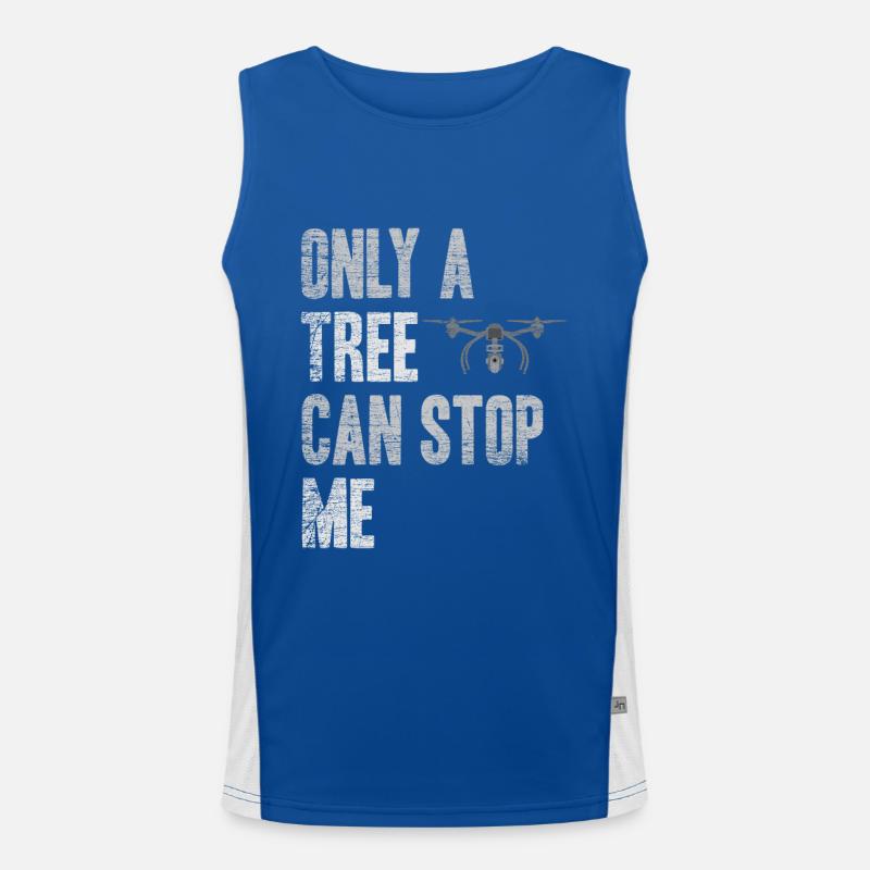 Drohne Pilot Funktionelles Kontrast-Tank Top für Männer 