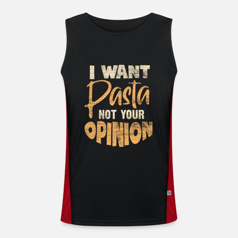 pasta Men's Functional Contrast Tank Top 