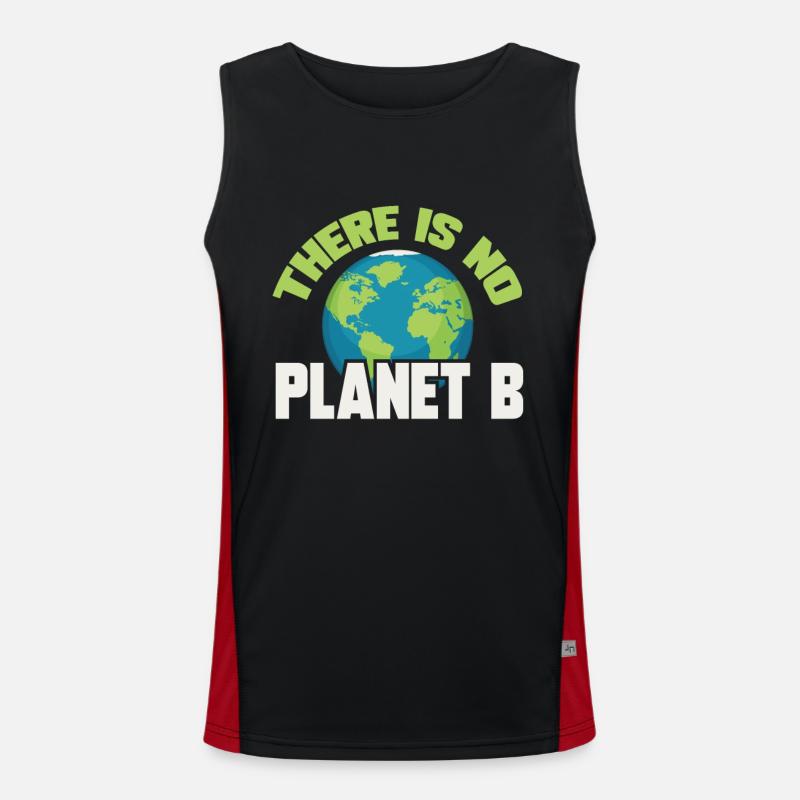 Climate change Climate protection Men's Functional Contrast Tank Top 