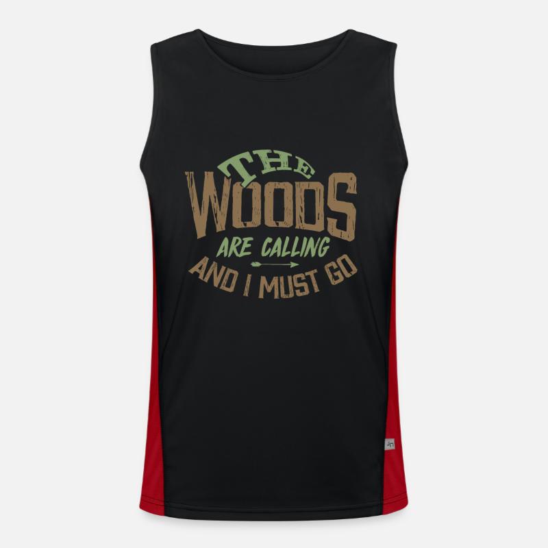 forêt Débardeur respirant contrasté Homme 