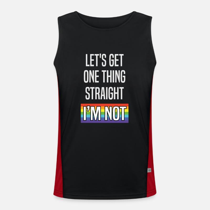 LGBT Débardeur respirant contrasté Homme 