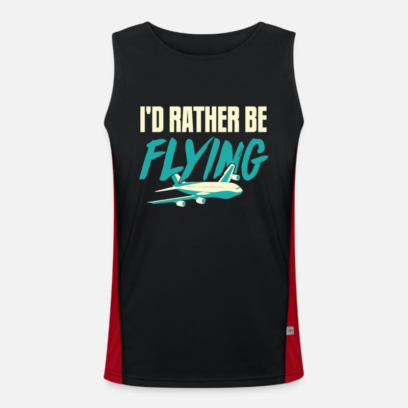 Pilot Funktionelles Kontrast-Tank Top für Männer 