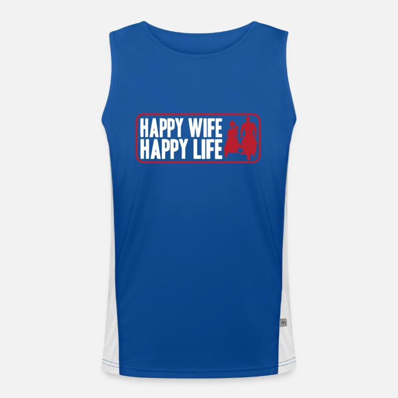 Hochzeit Funktionelles Kontrast-Tank Top für Männer 