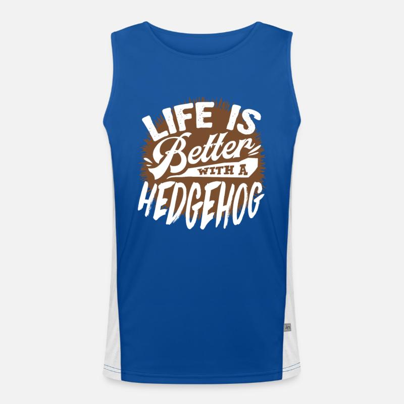 Hérisson Débardeur respirant contrasté Homme 