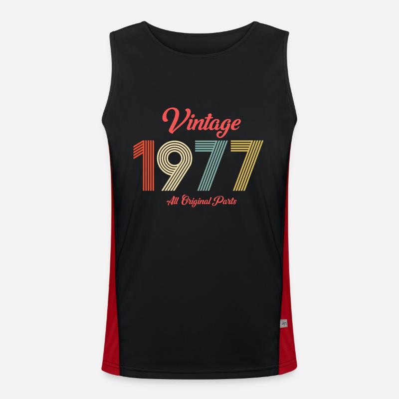 1977 Débardeur respirant contrasté Homme 