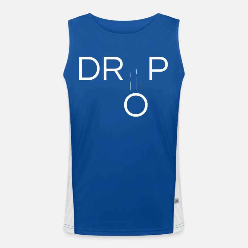 Original Drop Geschenk Funktionelles Kontrast-Tank Top für Männer 