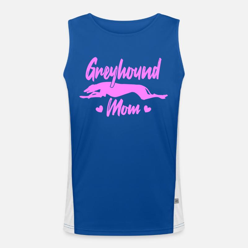 Maman Greyhound Débardeur respirant contrasté Homme 