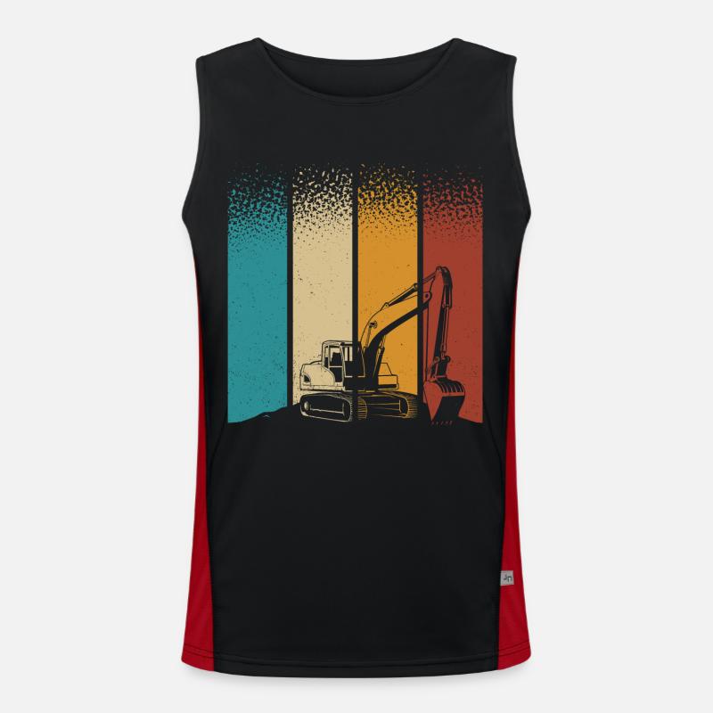 Bagger Funktionelles Kontrast-Tank Top für Männer 