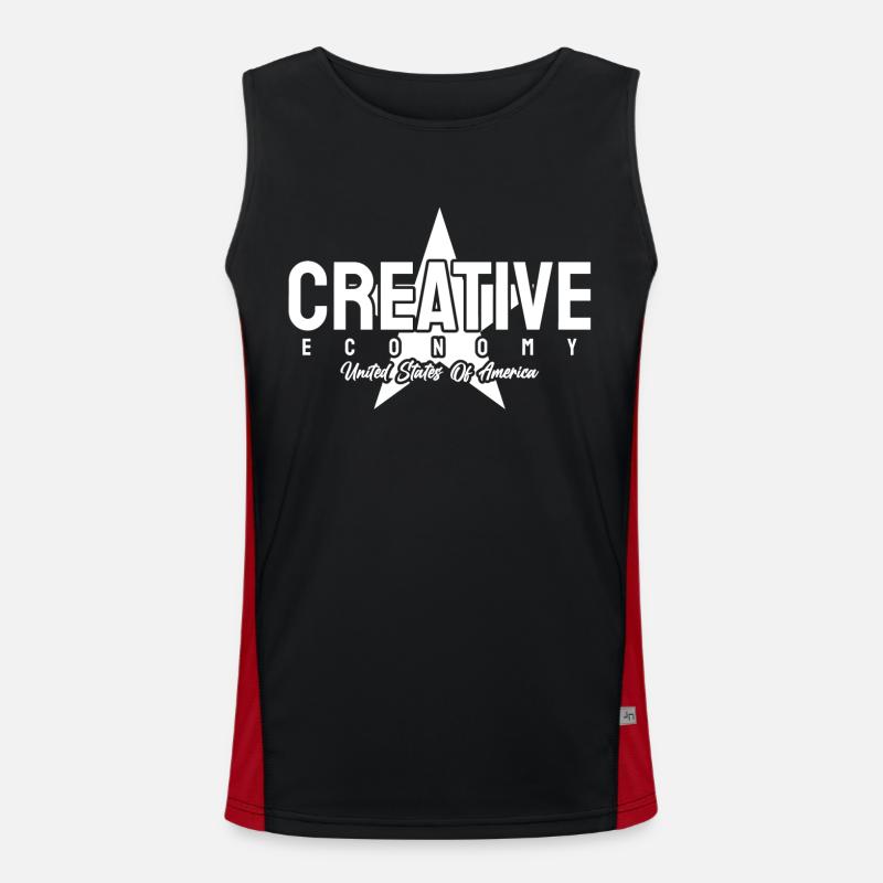 CREATIVE Débardeur respirant contrasté Homme 