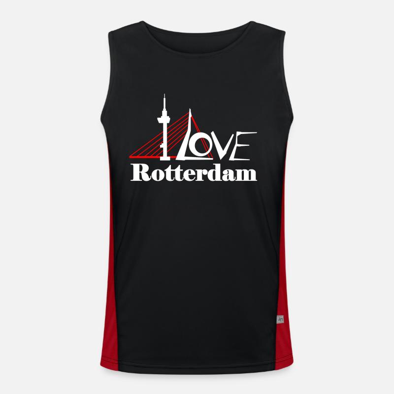 J’adore Rotterdam Débardeur respirant contrasté Homme 