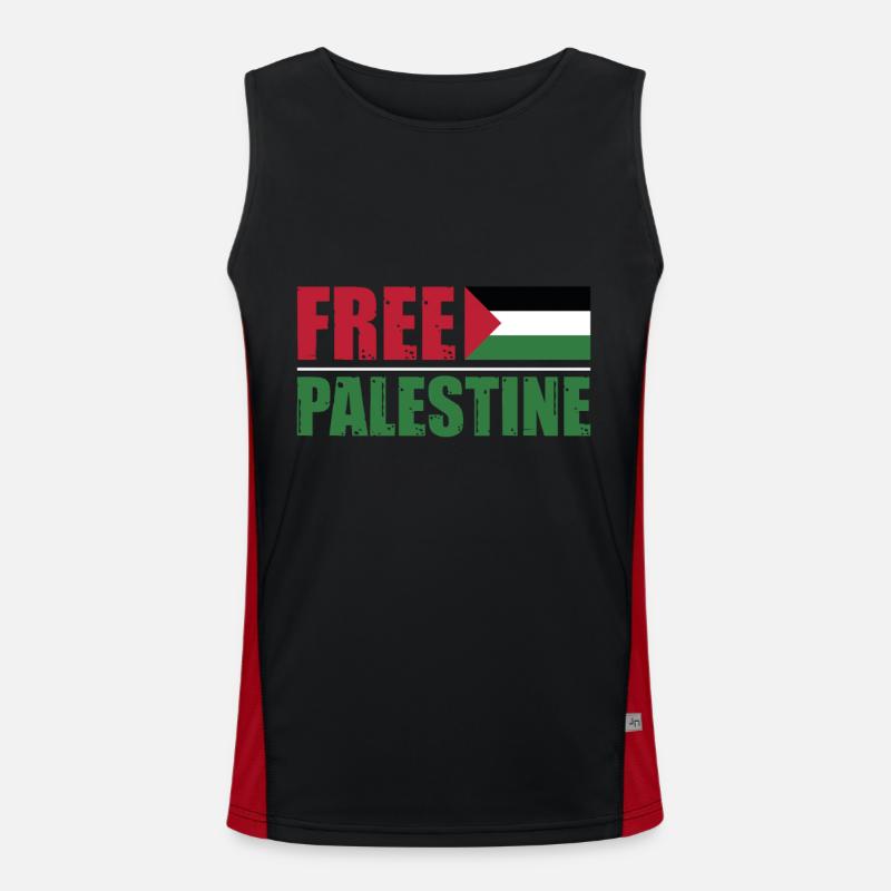 Palestine libre Débardeur respirant contrasté Homme 