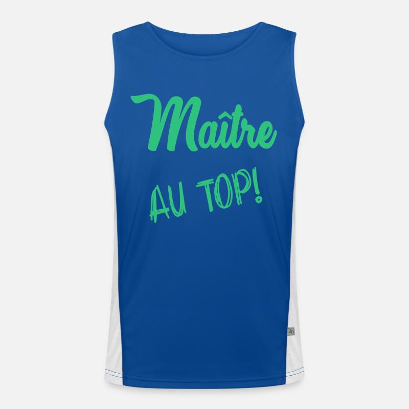 MASTER Men's Functional Contrast Tank Top 