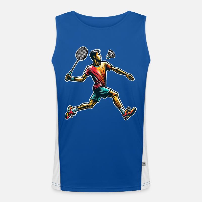 Badminton Débardeur respirant contrasté Homme 