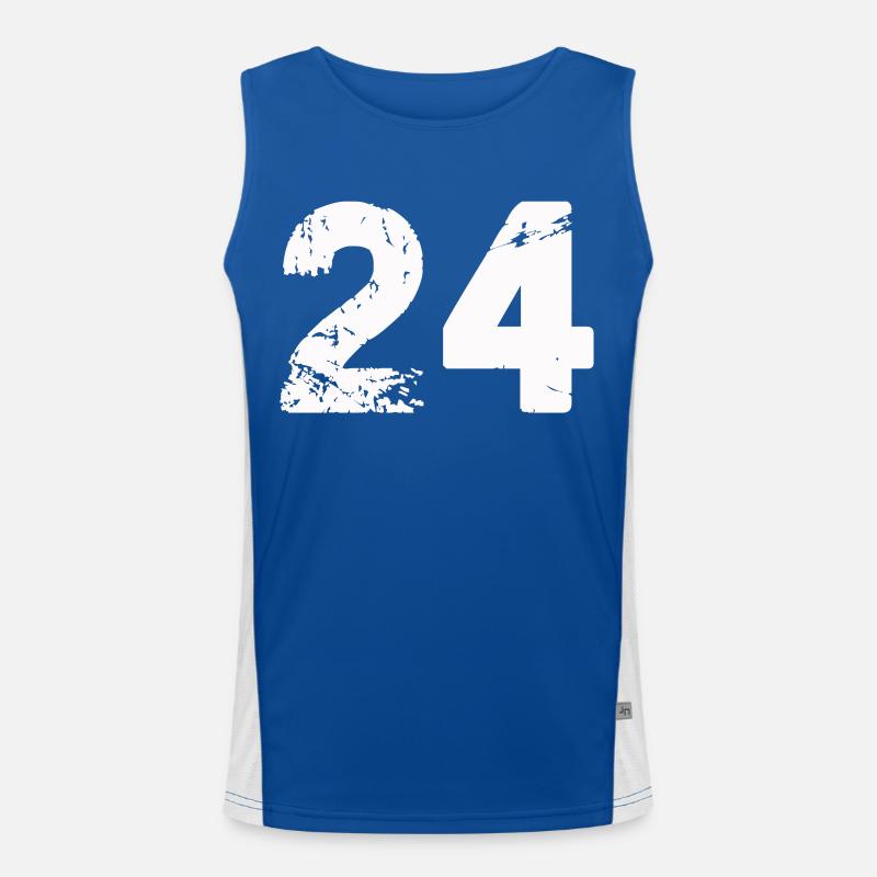 24 Funktionelles Kontrast-Tank Top für Männer 