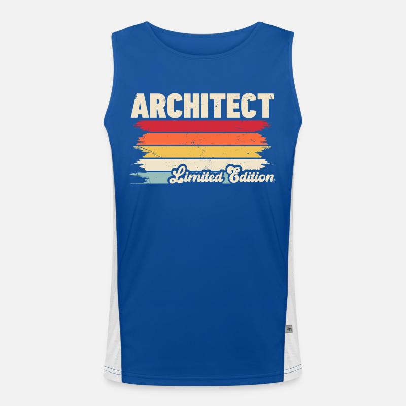 Architekt Funktionelles Kontrast-Tank Top für Männer 