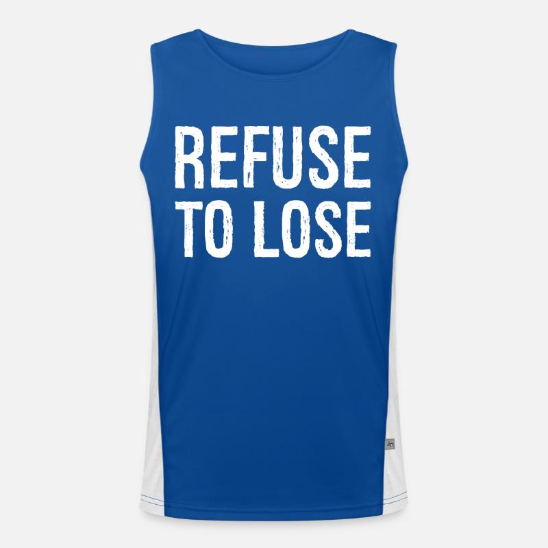 Refuser de perdre Débardeur respirant contrasté Homme 