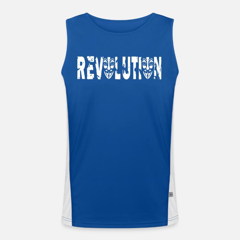 Anonymous revolution Men's Functional Contrast Tank Top 