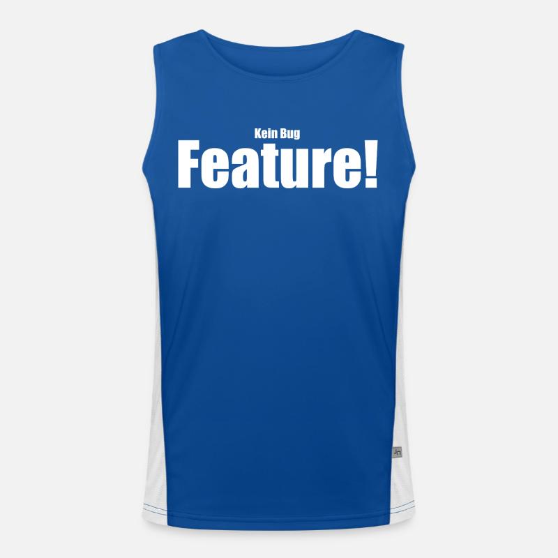 Kein Bug Feature! Funktionelles Kontrast-Tank Top für Männer 