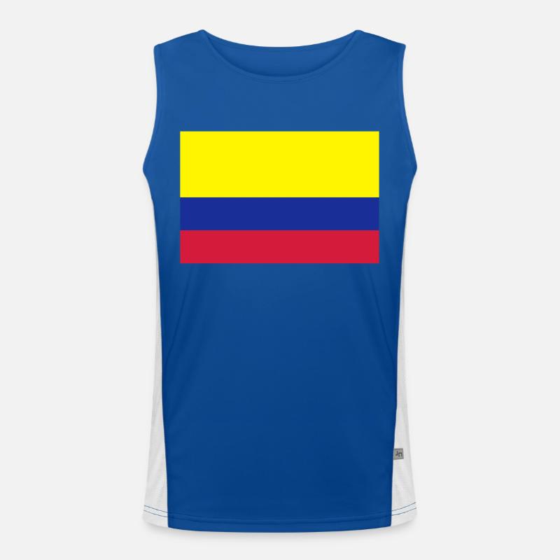 drapeau_colombie Débardeur respirant contrasté Homme 
