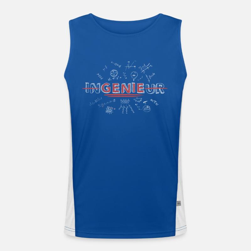 Engineer or genius? Men's Functional Contrast Tank Top 