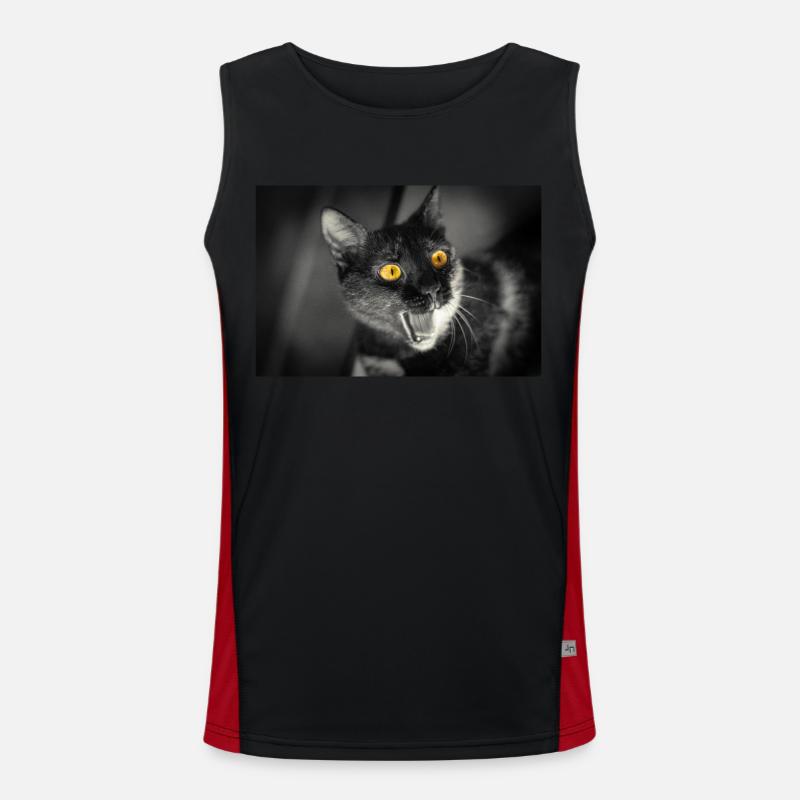 mon drôle de chat Débardeur respirant contrasté Homme 
